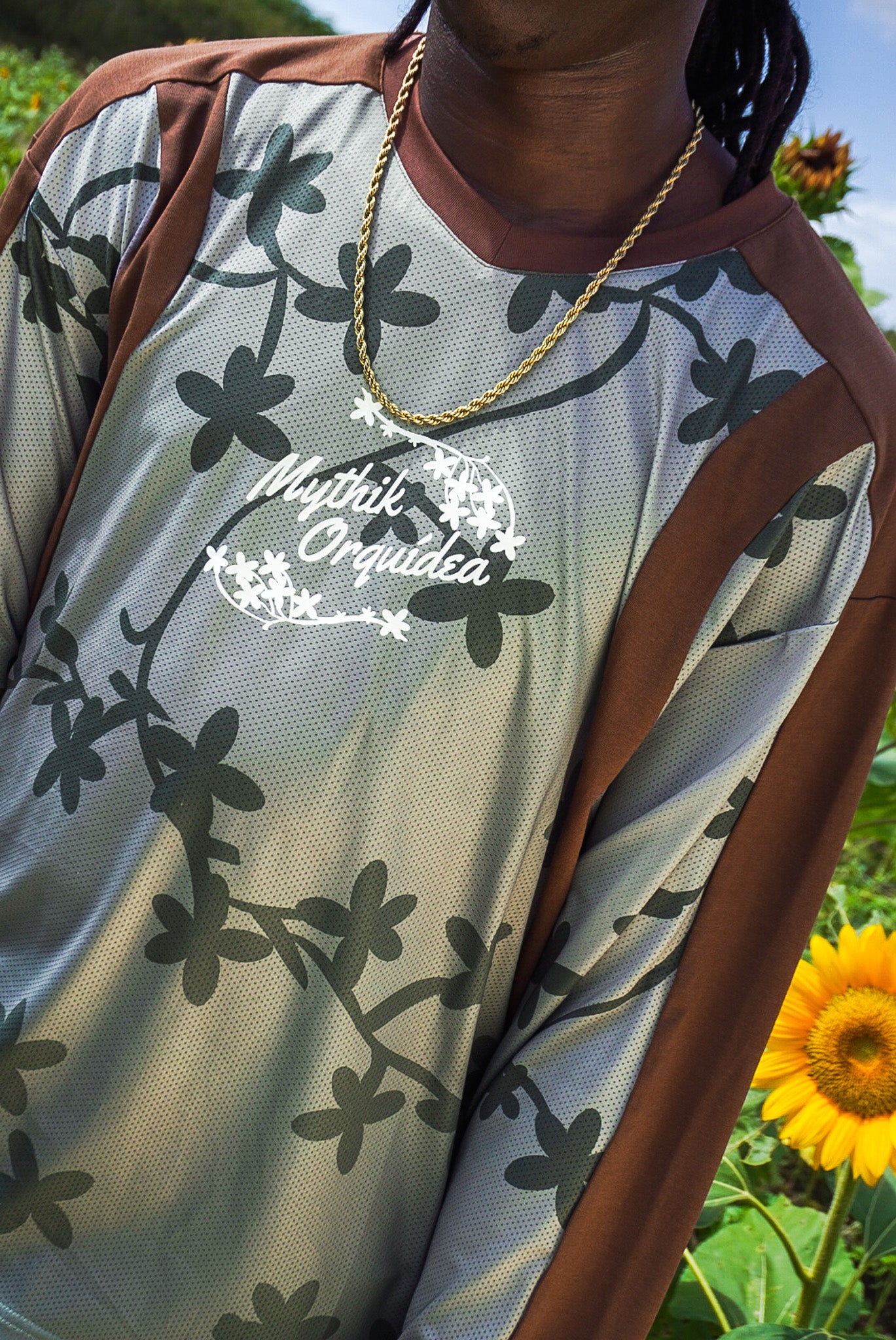 Printed Mesh L/S Shirt